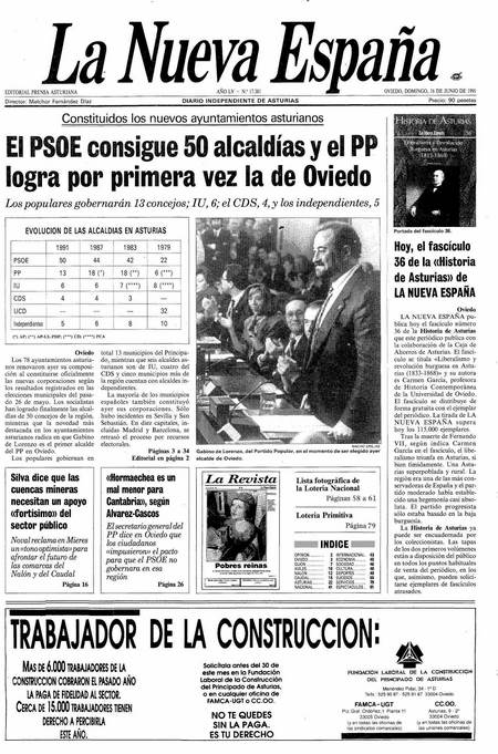 Portada Domingo 16 de  de 1991