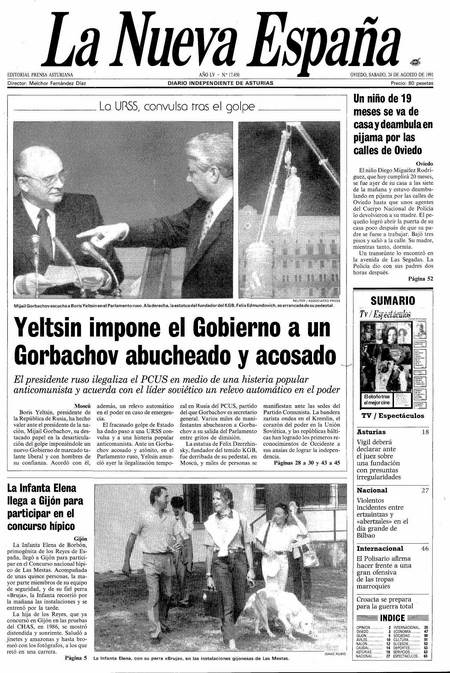 Portada Sábado 24 de  de 1991