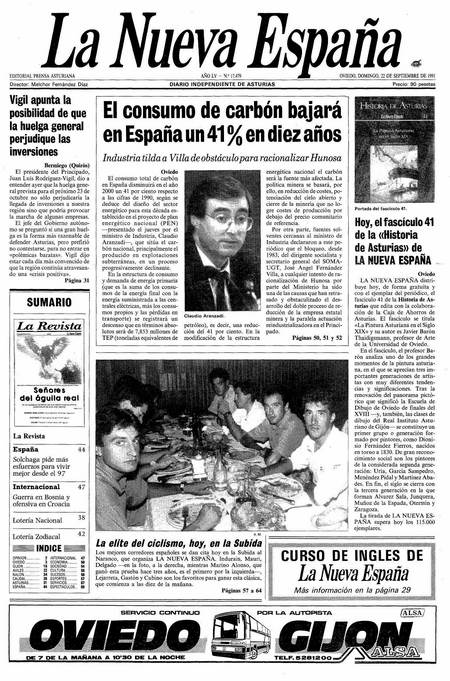 Portada Domingo 22 de  de 1991
