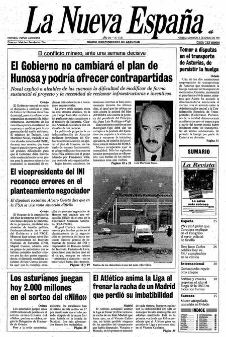 Portada Domingo 5 de  de 1992