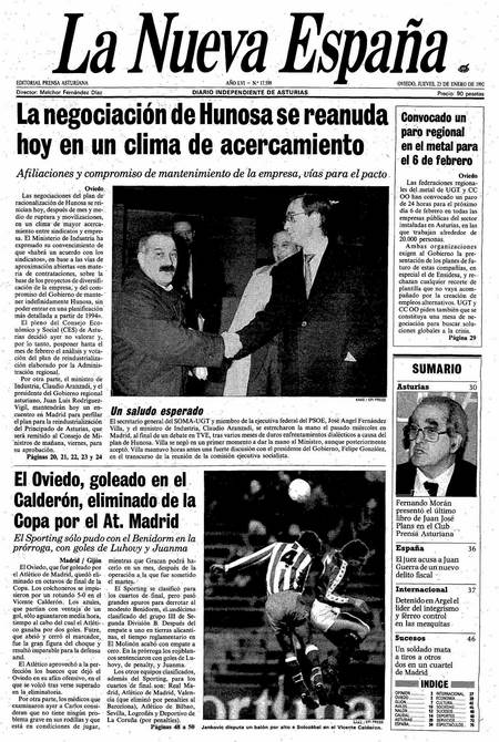 Portada Jueves 23 de  de 1992