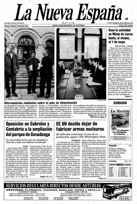 Portada Domingo 26 de  de 1992