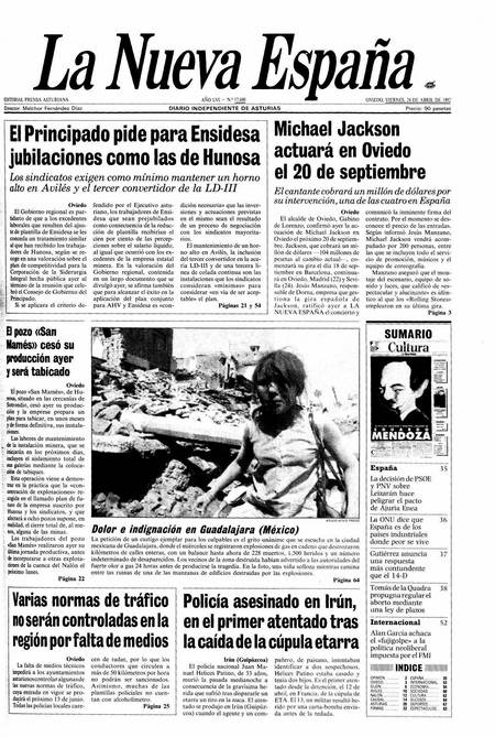 Portada Viernes 24 de  de 1992