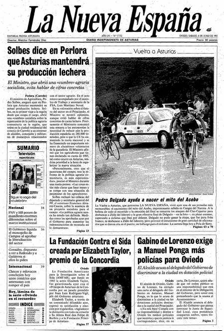 Portada Sábado 6 de  de 1992
