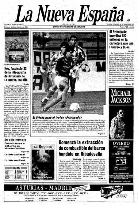 Portada Domingo 30 de  de 1992