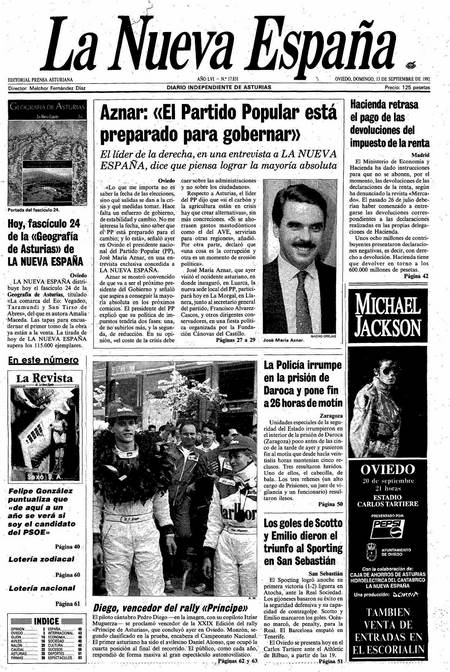 Portada Domingo 13 de  de 1992