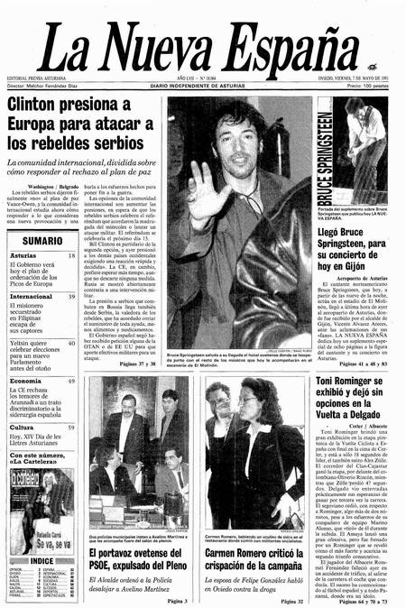 Portada Viernes 7 de  de 1993