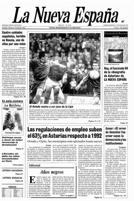 Portada Domingo 16 de  de 1993