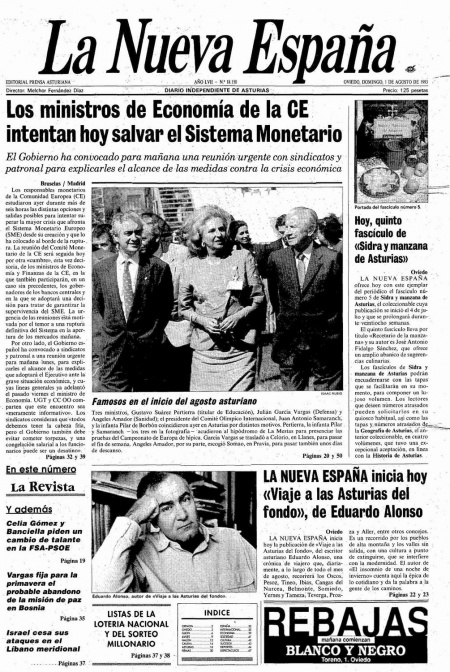 Portada Domingo 1 de  de 1993