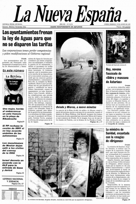 Portada Domingo 29 de  de 1993