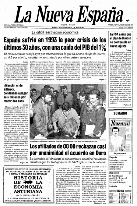 Portada Viernes 4 de  de 1994
