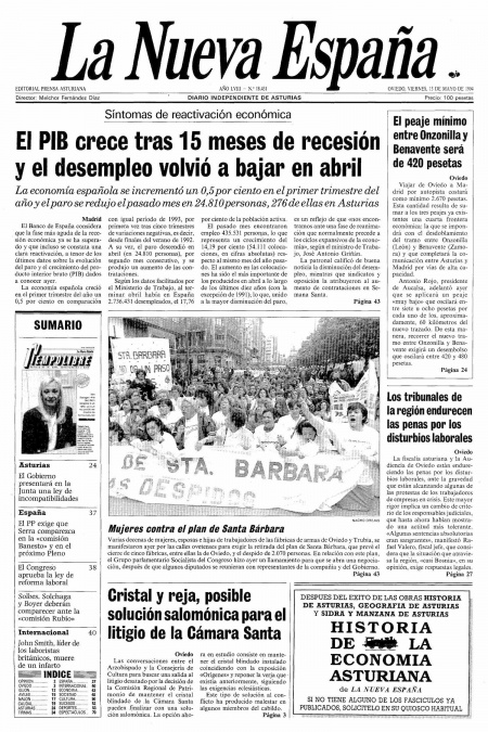 Portada Viernes 13 de  de 1994