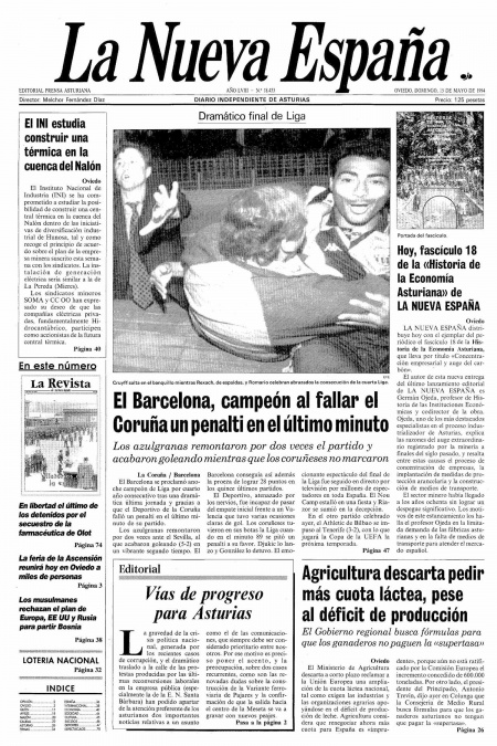 Portada Domingo 15 de  de 1994