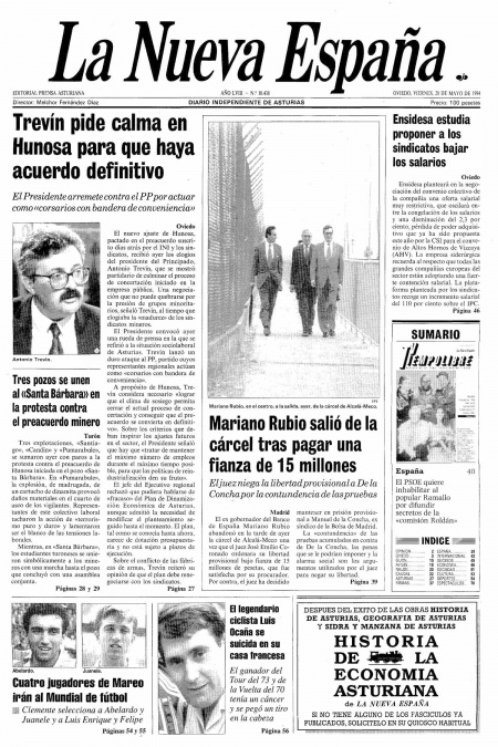 Portada Viernes 20 de  de 1994