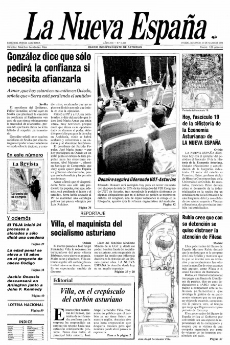 Portada Domingo 22 de  de 1994