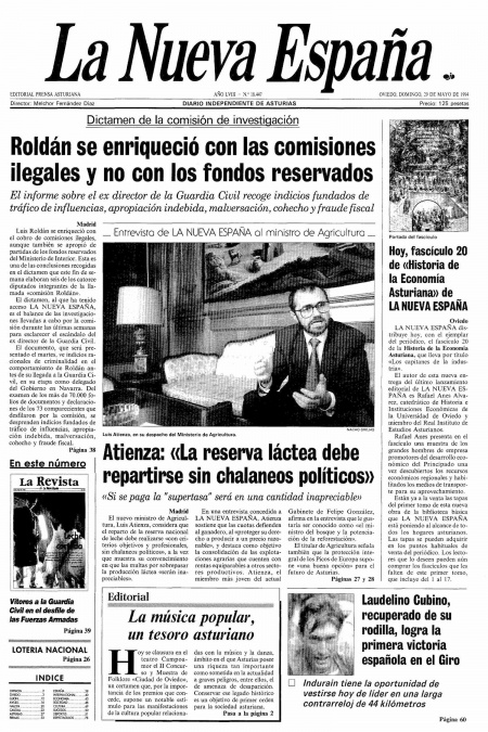 Portada Domingo 29 de  de 1994