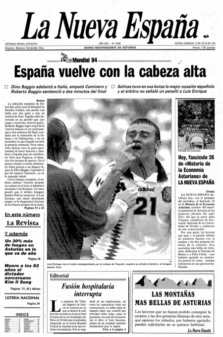 Portada Domingo 10 de  de 1994