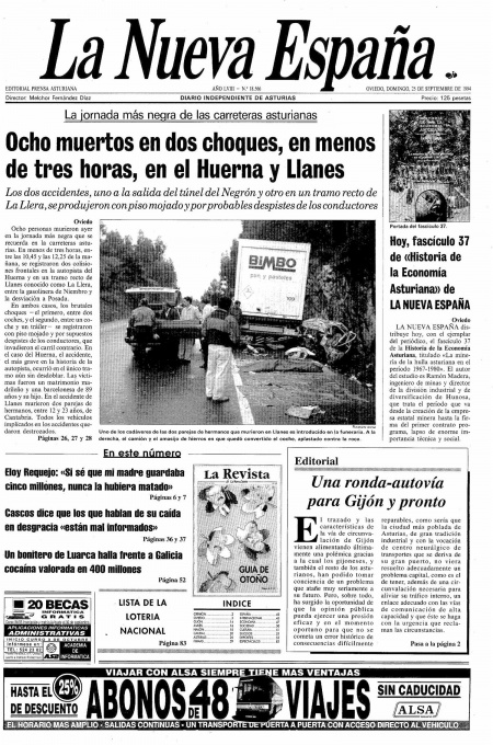 Portada Domingo 25 de  de 1994