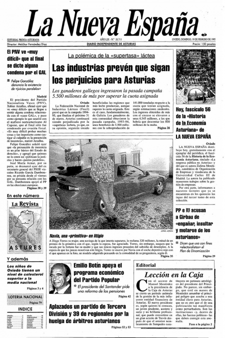 Portada Domingo 19 de  de 1995