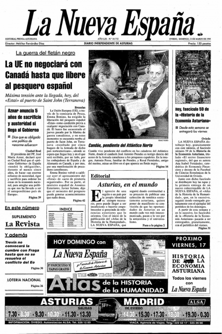 Portada Domingo 12 de  de 1995