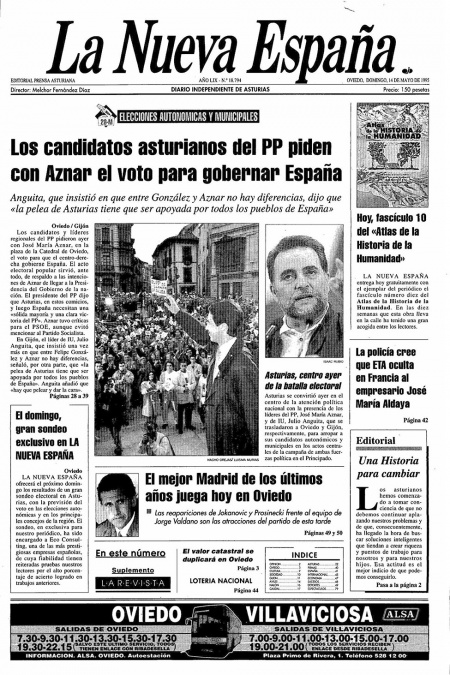 Portada Domingo 14 de  de 1995