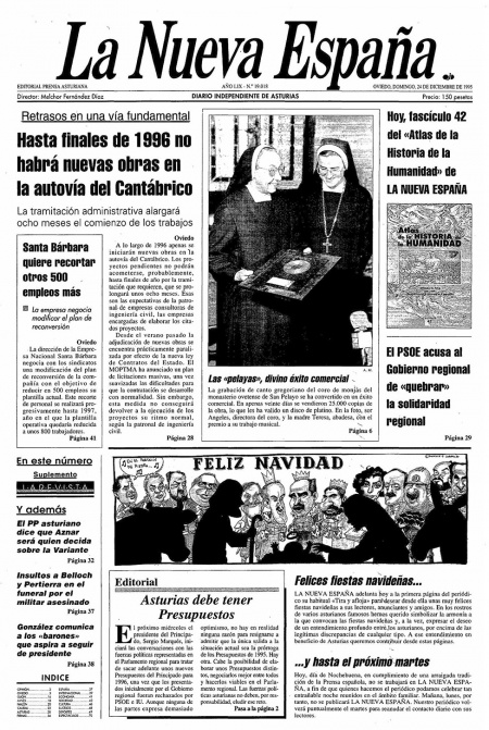 Portada Domingo 24 de Diciembre de 1995