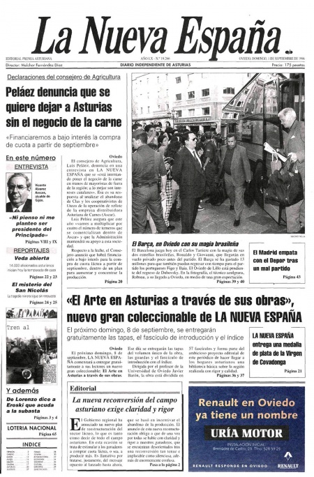 Portada Domingo 1 de  de 1996