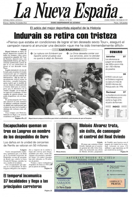 Portada Viernes 3 de  de 1997