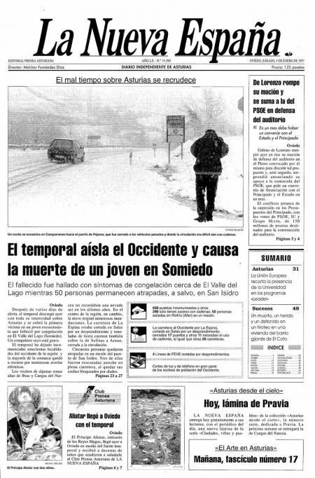 Portada Sábado 4 de  de 1997