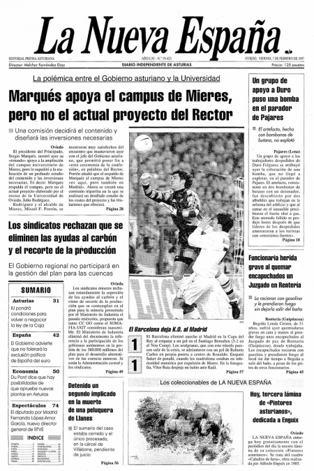 Portada Viernes 7 de  de 1997