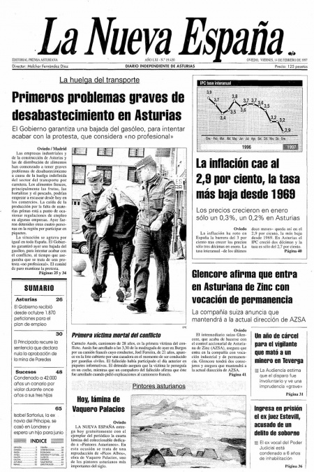 Portada Viernes 14 de  de 1997