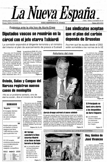 Portada Viernes 21 de  de 1997