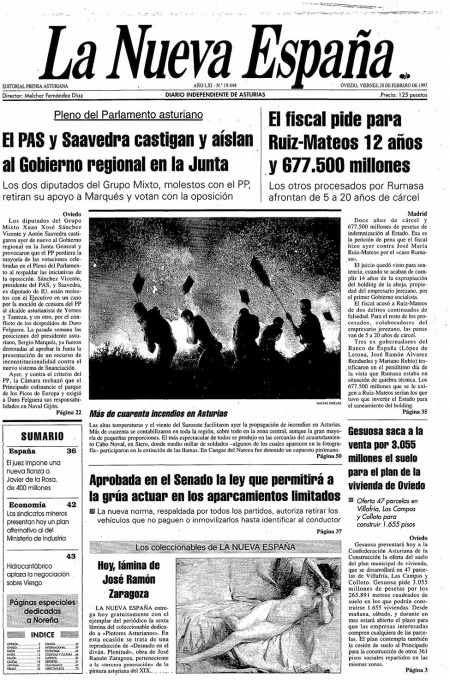 Portada Viernes 28 de  de 1997