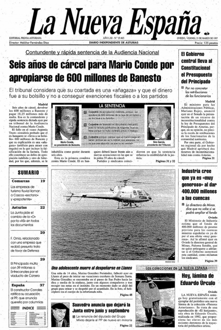 Portada Viernes 21 de  de 1997