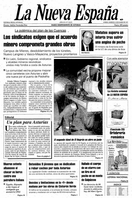 Portada Domingo 30 de  de 1997