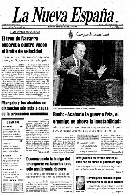 Portada Miércoles 2 de  de 1997