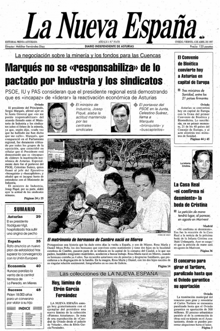 Portada Viernes 4 de  de 1997