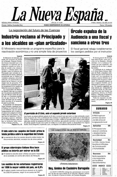 Portada Viernes 11 de  de 1997