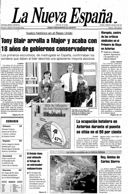 Portada Viernes 2 de  de 1997