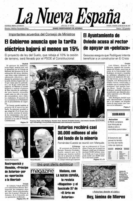 Portada Sábado 24 de  de 1997