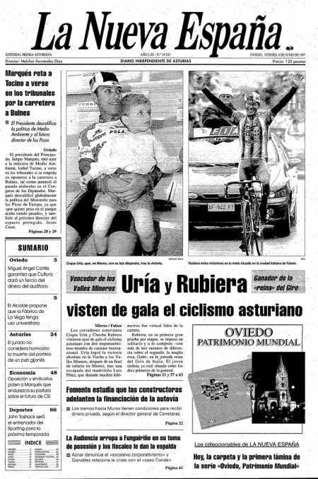 Portada Viernes 6 de  de 1997
