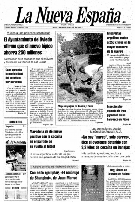 Portada Sábado 30 de  de 1997