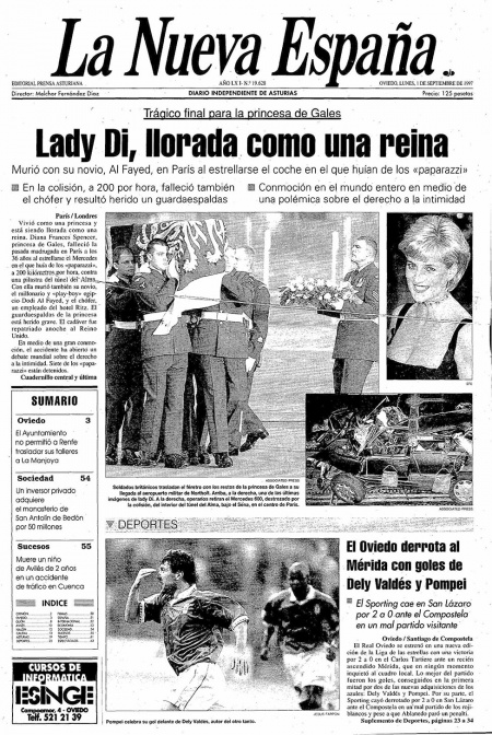 Portada Lunes 1 de  de 1997