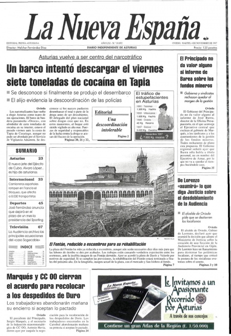 Portada Martes 4 de Noviembre de 1997