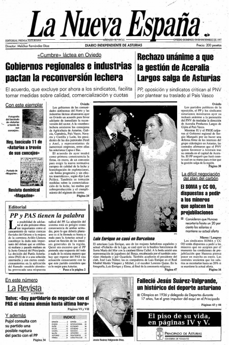 Portada Domingo 28 de Diciembre de 1997