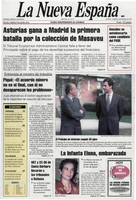 Portada Viernes 30 de  de 1998