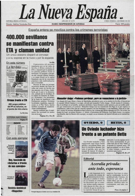 Portada Domingo 1 de  de 1998