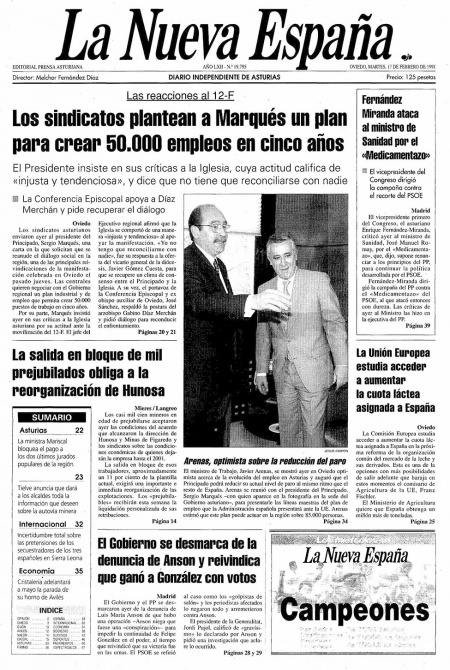 Portada Martes 17 de  de 1998