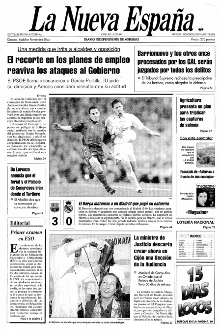 Portada Domingo 8 de  de 1998
