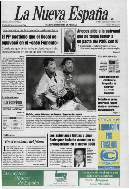 Portada Domingo 17 de  de 1999